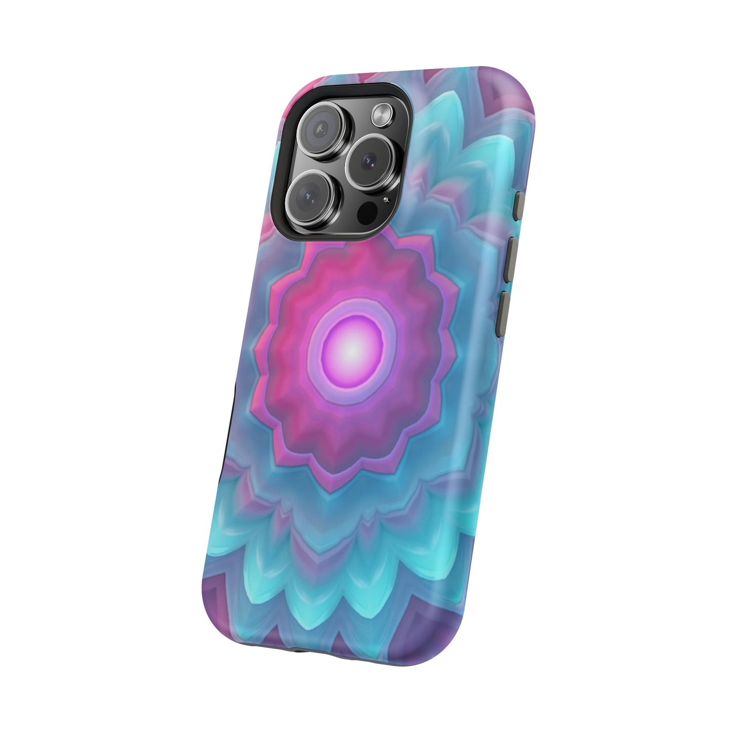 Cosmic Bloom iPhone Case - Galaxy Floral Design, Aesthetic Gift Idea