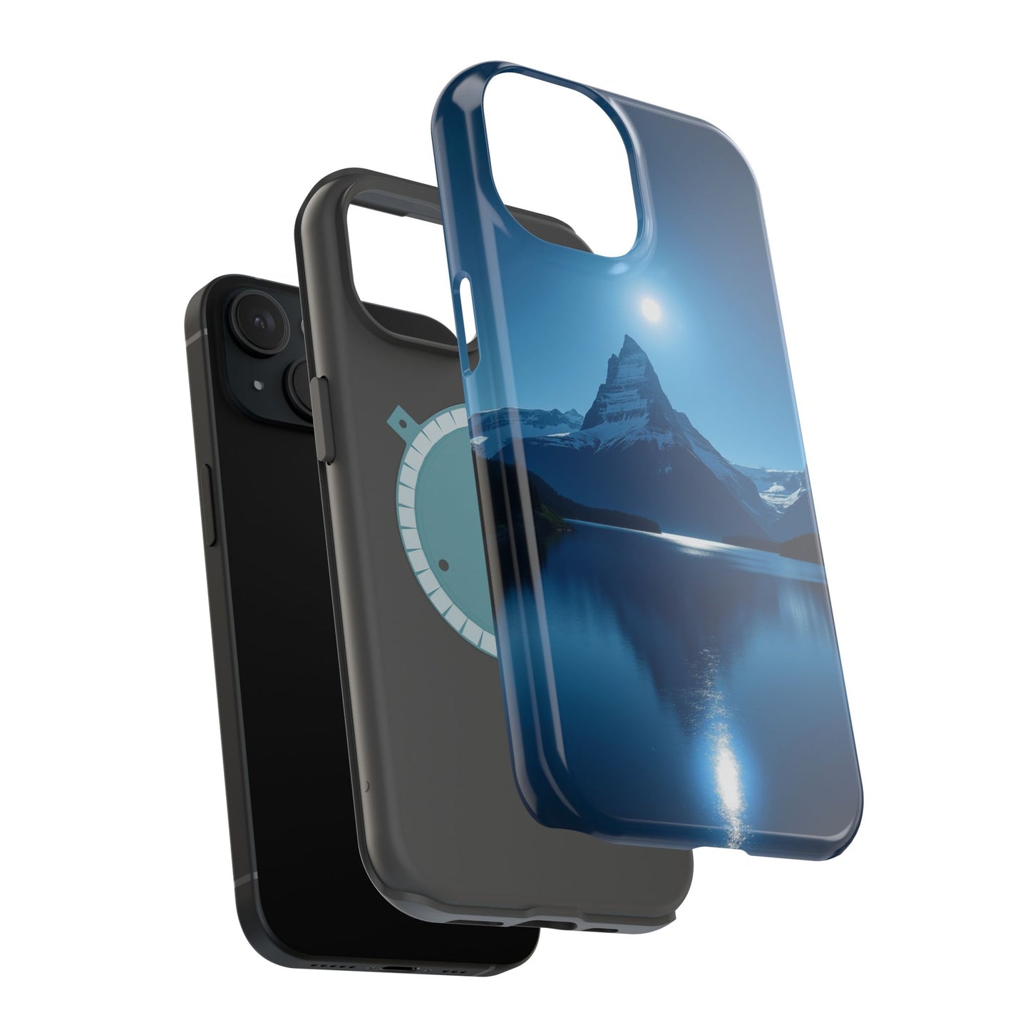 Mountain Lake Phone Case - Scenic Nature Design for iPhone 14-17 | Aesthetic Outdoor Gift