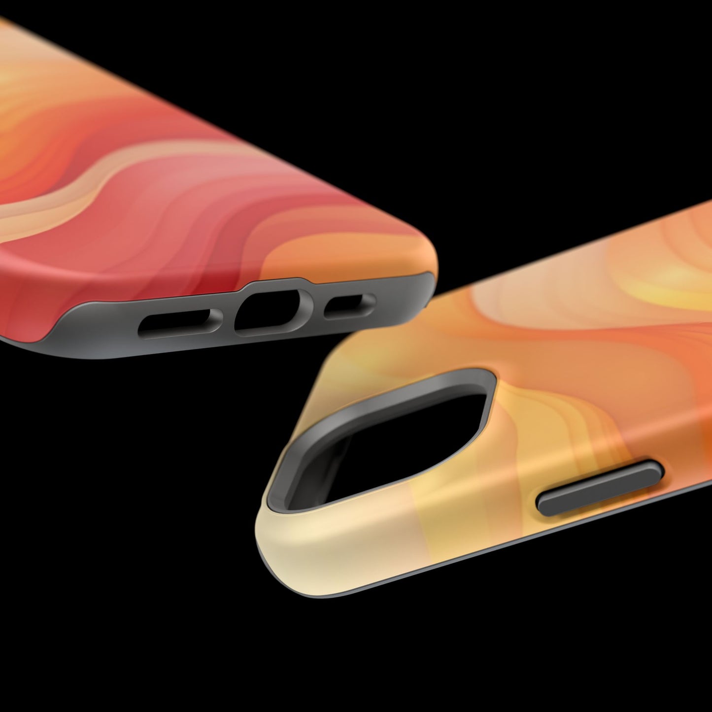 Sunset Phone Case - Aesthetic iPhone Case | Warm Gradient Wave Design | Gifts for Her | Beachy Summer Vibes