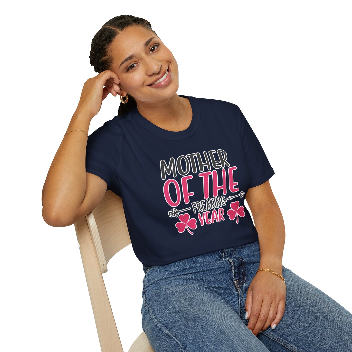 "Mother of the Year" Funny & Stylish Mom T-Shirt β Cute Sassy Motherhood Gift Tee for Real-Life Superheroes