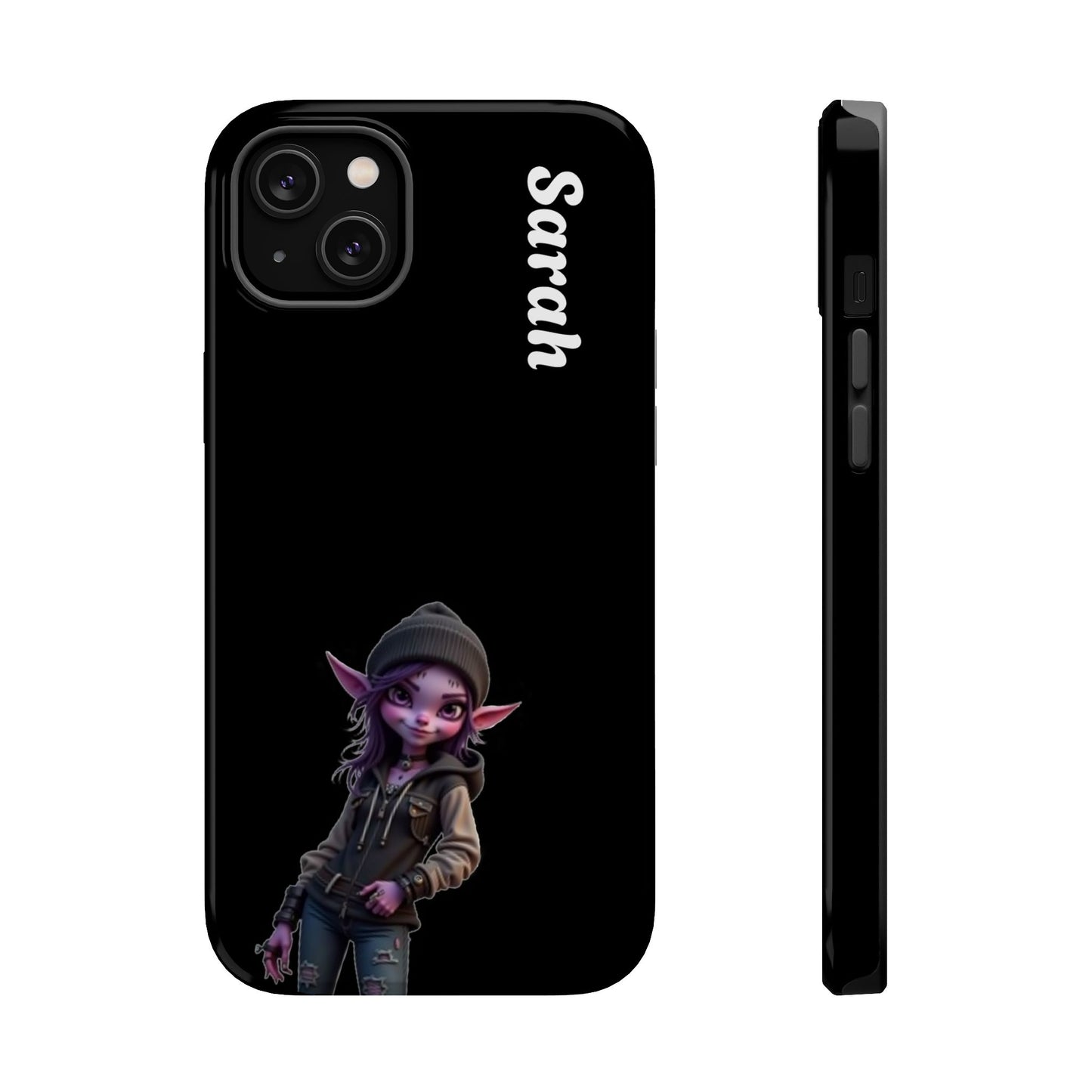 Personalized Elf Phone Case - Custom Name Aesthetic Y2K Gift | Cool Character Cases for Teens & Girls