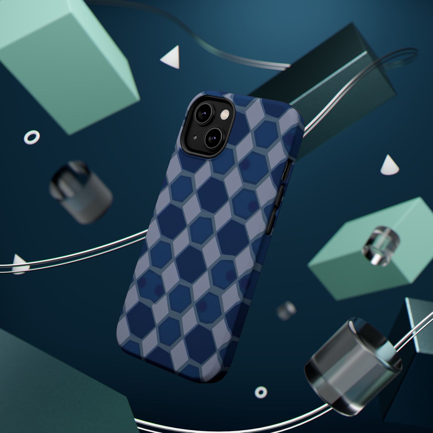 Hexagonal Elegance Phone Case β Stylish Geometric Phone Cover for iPhone & Samsung | Premium Polycarbonate Design with Sleek Minimalist Look | Anti-Slip & Shockproof Protection