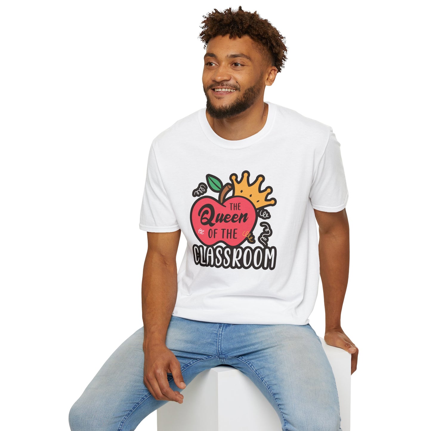Teacher Shirt - Queen of the Classroom Tee, Gift for Teachers, Appreciation Gift, Cute Educator Graphic Top, Back to School Outfit