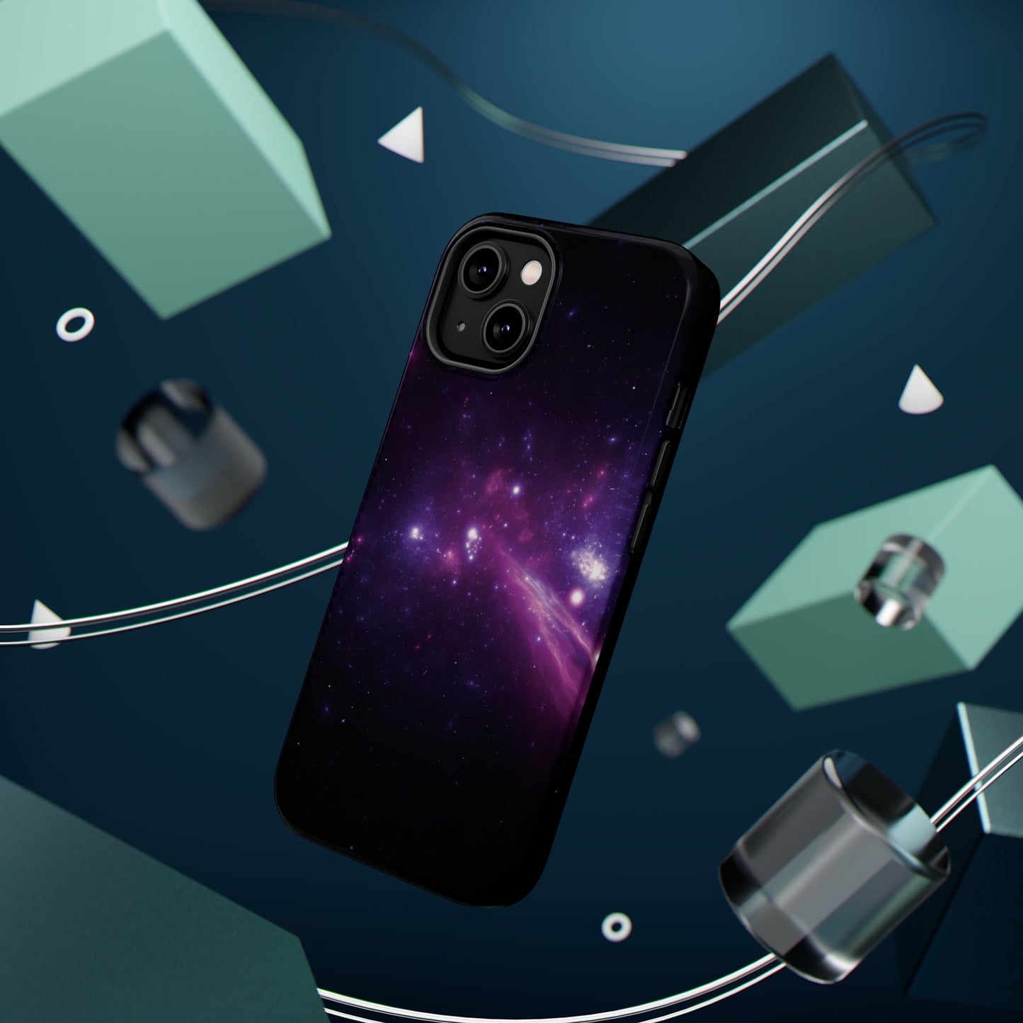 Purple Galaxy Phone Case - Aesthetic iPhone Case | Space Art Design | Gifts for Her | Unique Phone Accessories