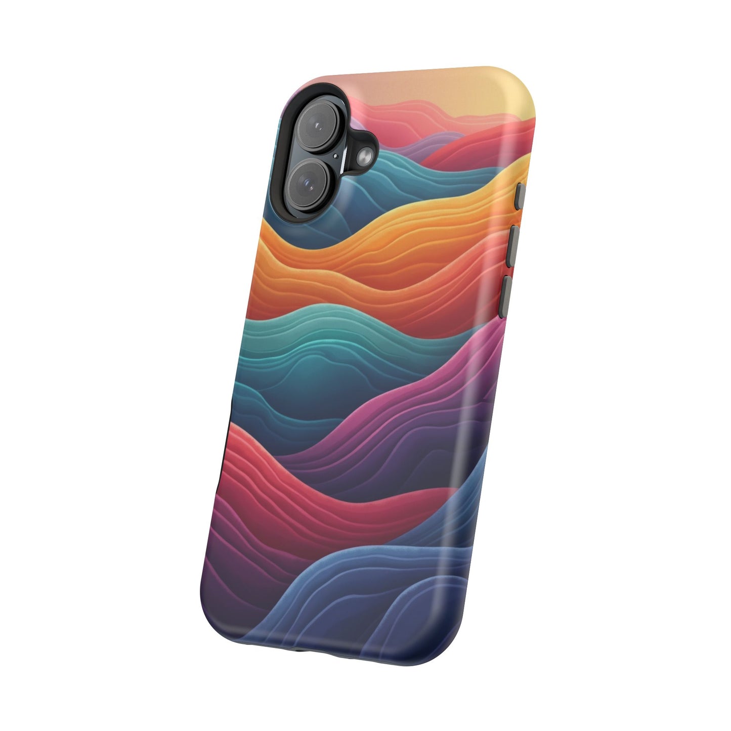 Abstract Wave Phone Case - Aesthetic iPhone Case, Pastel Gift Idea, Trendy Summer Accessory