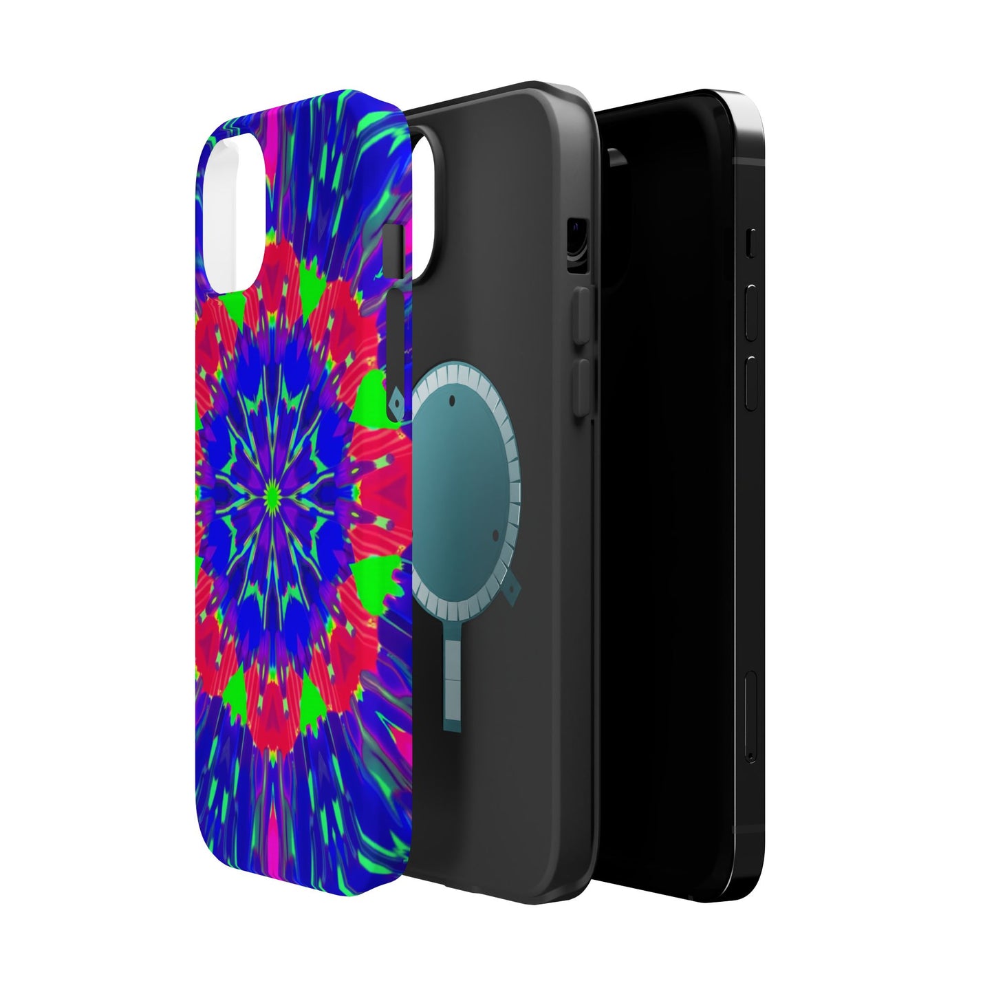 Neon Phone Case - Trippy iPhone Case, Rave Gift Idea, Aesthetic Y2K Accessory