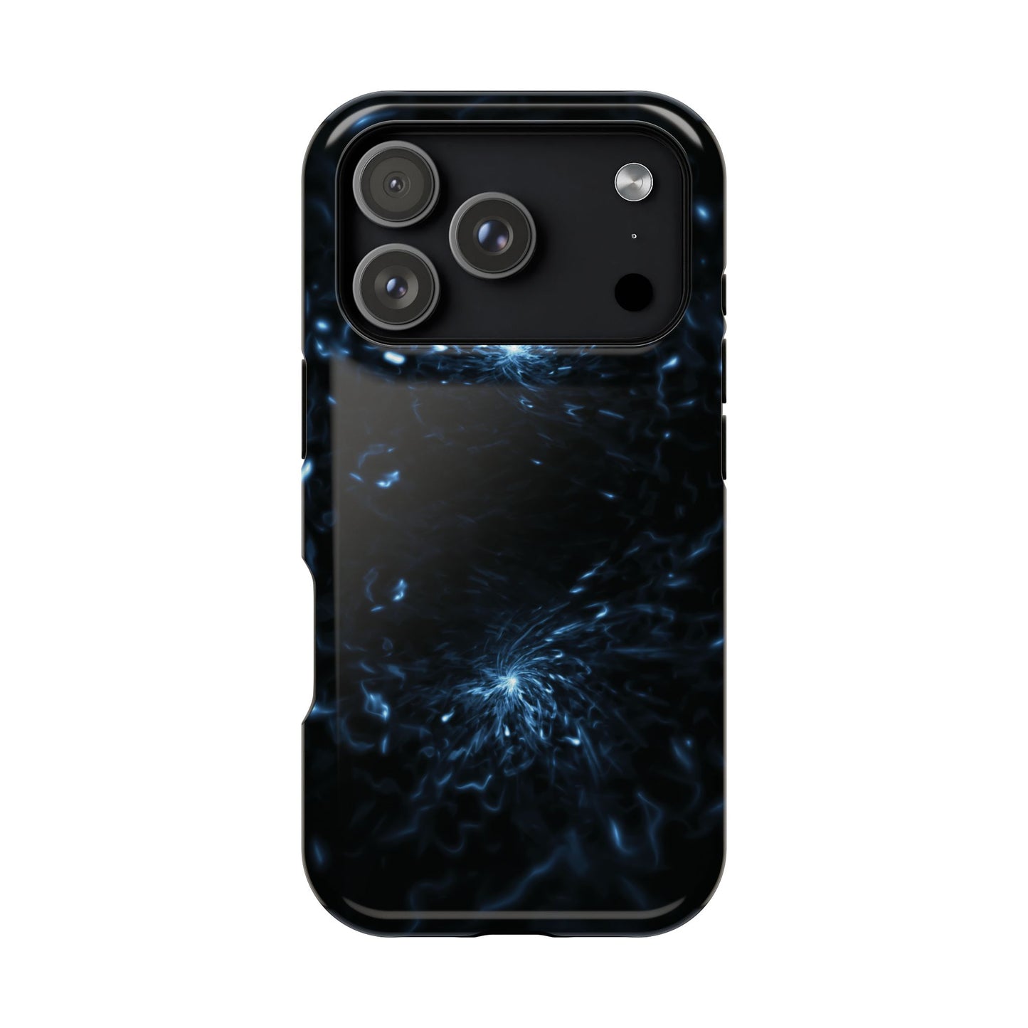 Galaxy Phone Case - Aesthetic iPhone Case | Blue Abstract Energy Design | Gifts for Him/Her | Sci-Fi Tech Vibes