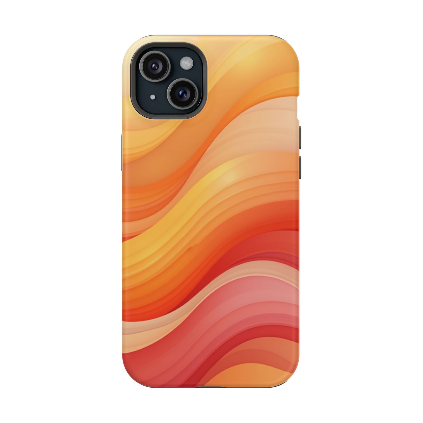 Sunset Phone Case - Aesthetic iPhone Case | Warm Gradient Wave Design | Gifts for Her | Beachy Summer Vibes