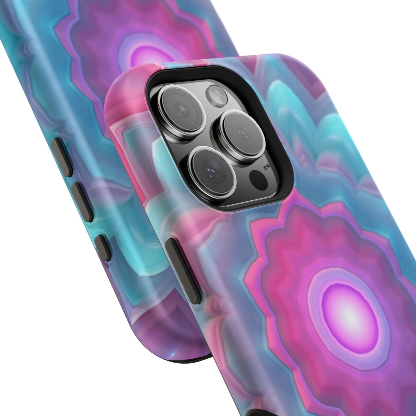 Cosmic Bloom iPhone Case - Galaxy Floral Design, Aesthetic Gift Idea