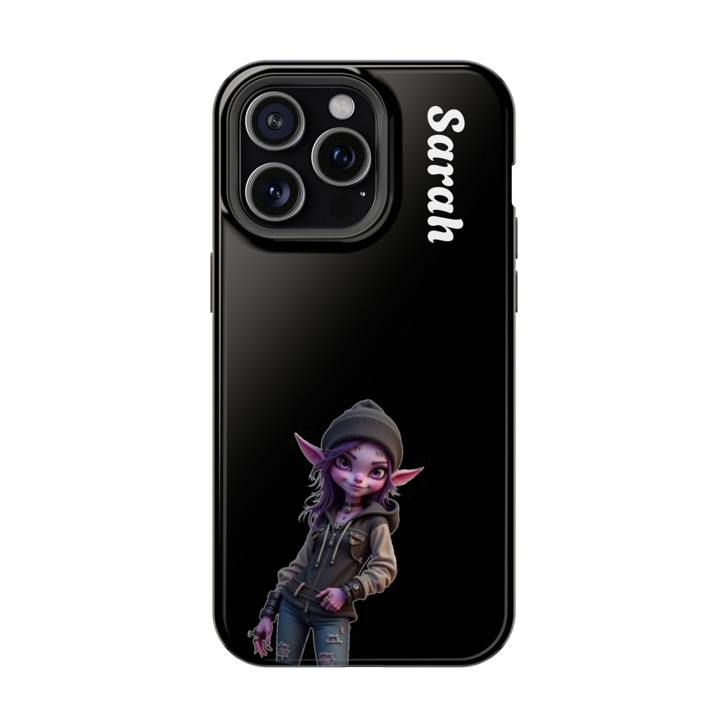 Personalized Elf Phone Case - Custom Name Aesthetic Y2K Gift | Cool Character Cases for Teens & Girls