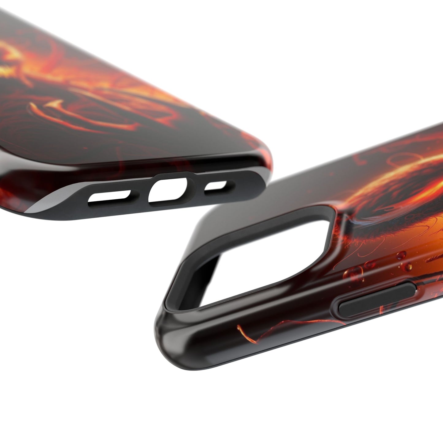 Fiery Alien Phone Case - Aesthetic iPhone Case | Sci-Fi Art Design | Gifts for Him | Unique Phone Accessories