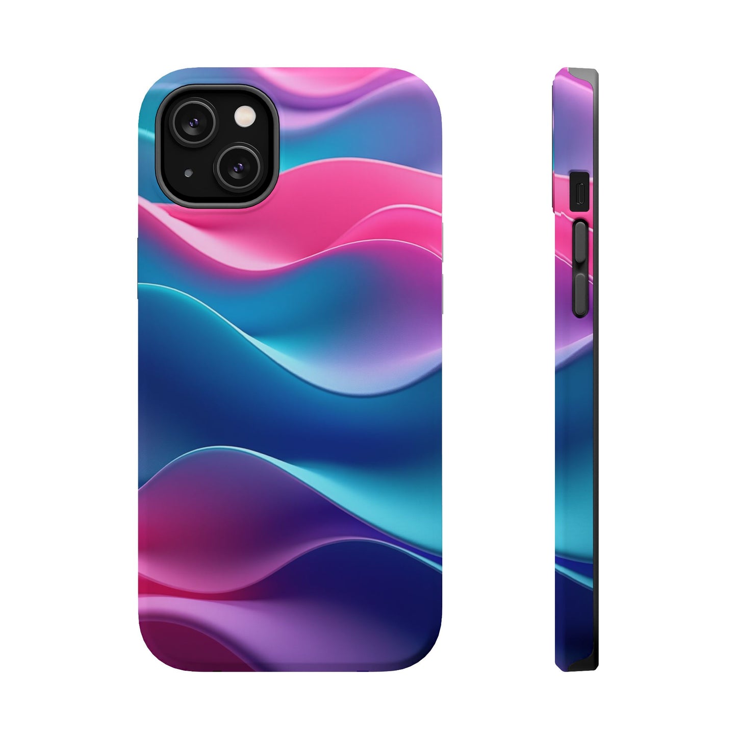 Aesthetic Wave Phone Case - Pastel iPhone Case, Cute Tumbler Gift Idea, Soft Girl Design