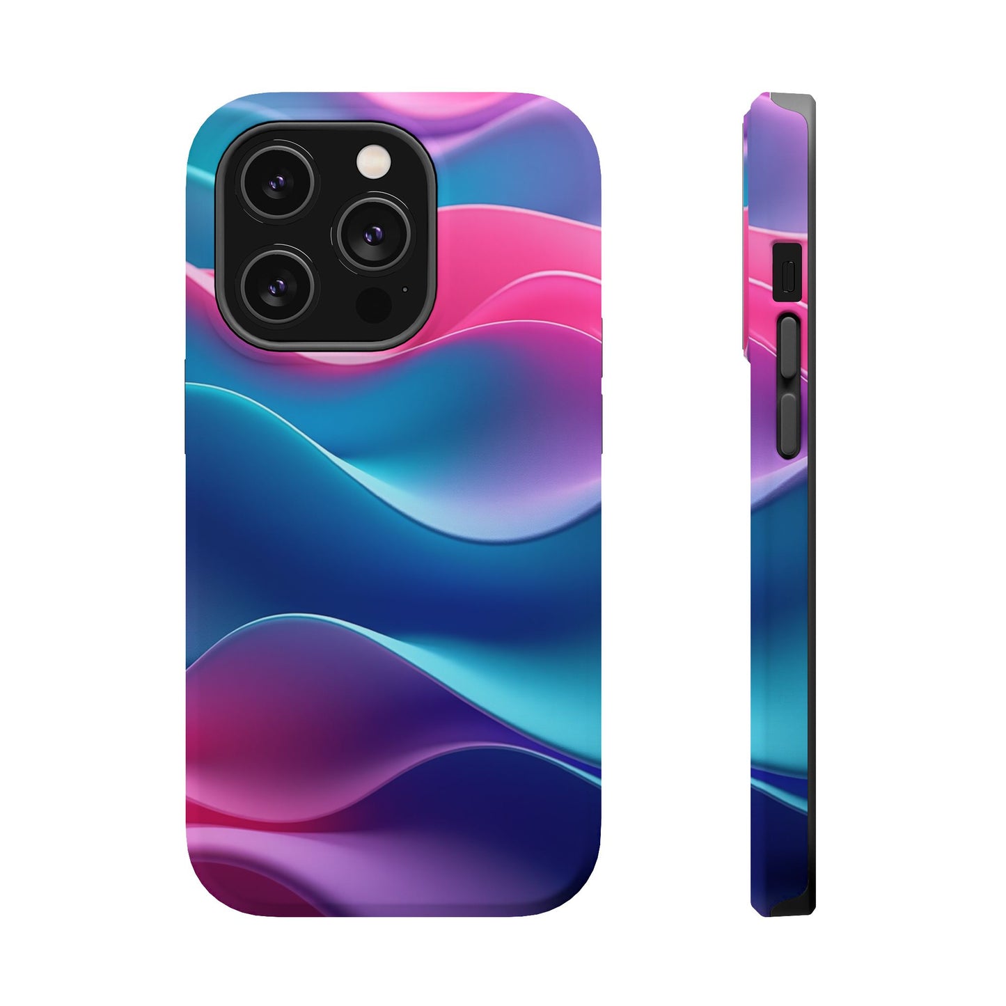 Aesthetic Wave Phone Case - Pastel iPhone Case, Cute Tumbler Gift Idea, Soft Girl Design