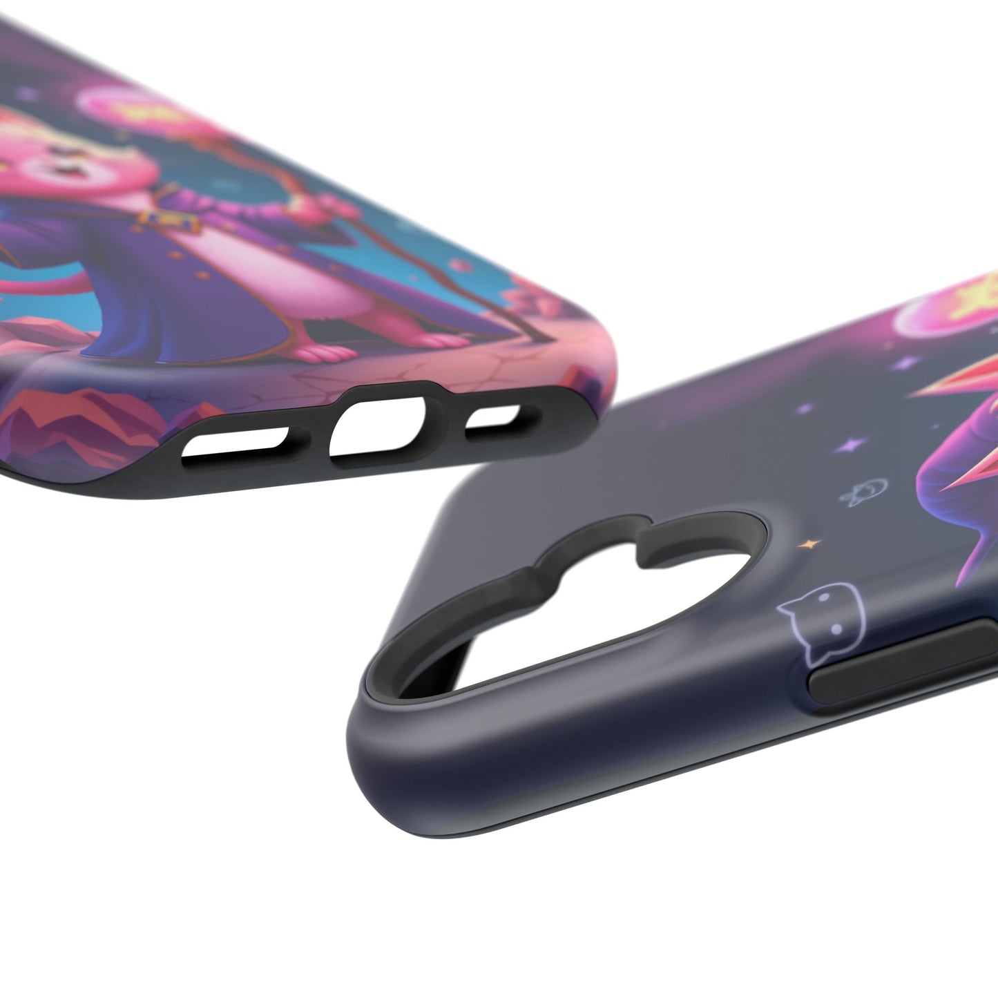 Magical Cat Sorcerer iPhone Case - Cute Fantasy Gift for Cat Lovers