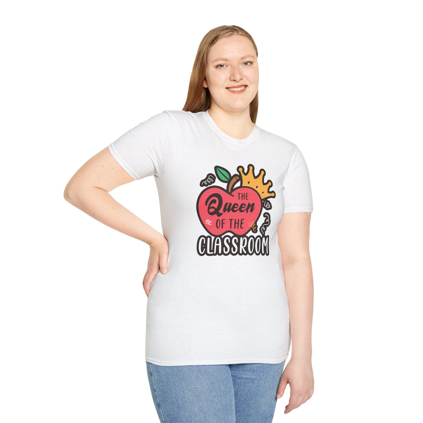 Teacher Shirt - Queen of the Classroom Tee, Gift for Teachers, Appreciation Gift, Cute Educator Graphic Top, Back to School Outfit