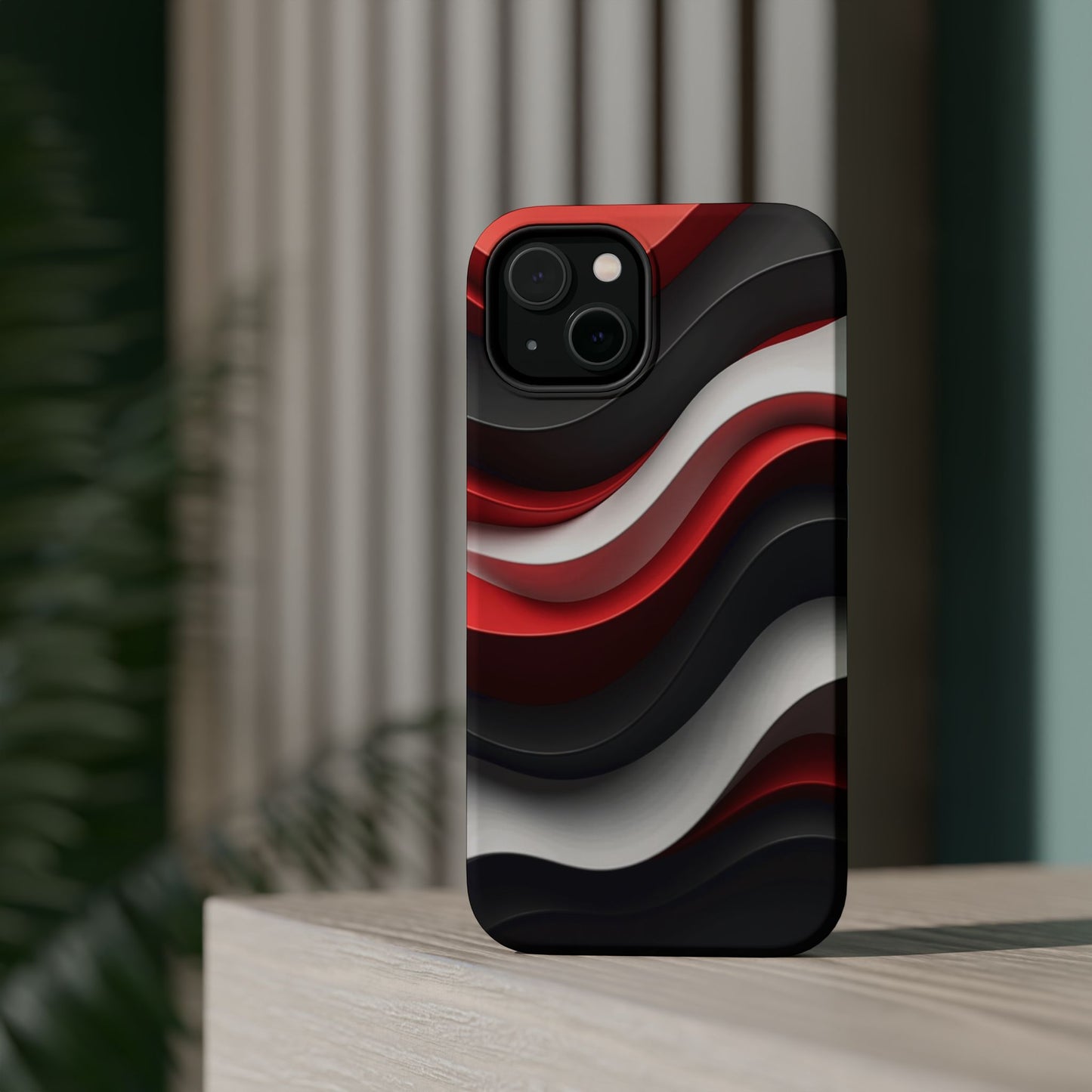 Statement Wave Phone Case - Aesthetic iPhone Case, Edgy Gift Idea, Trendy Summer Accessory