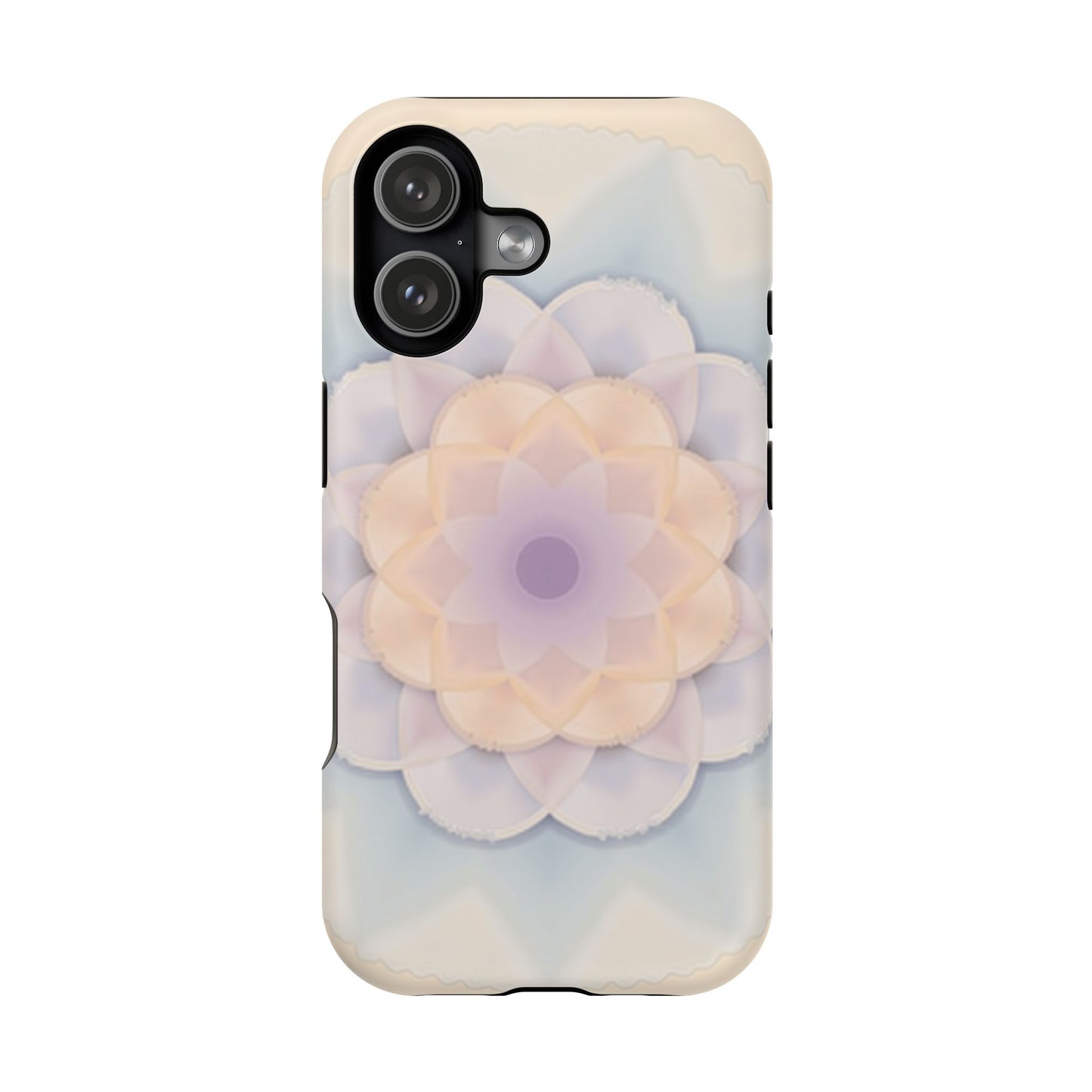 Pastel Mandala Phone Case - Aesthetic iPhone Case, Floral Gift Idea, Spiritual Zen Design