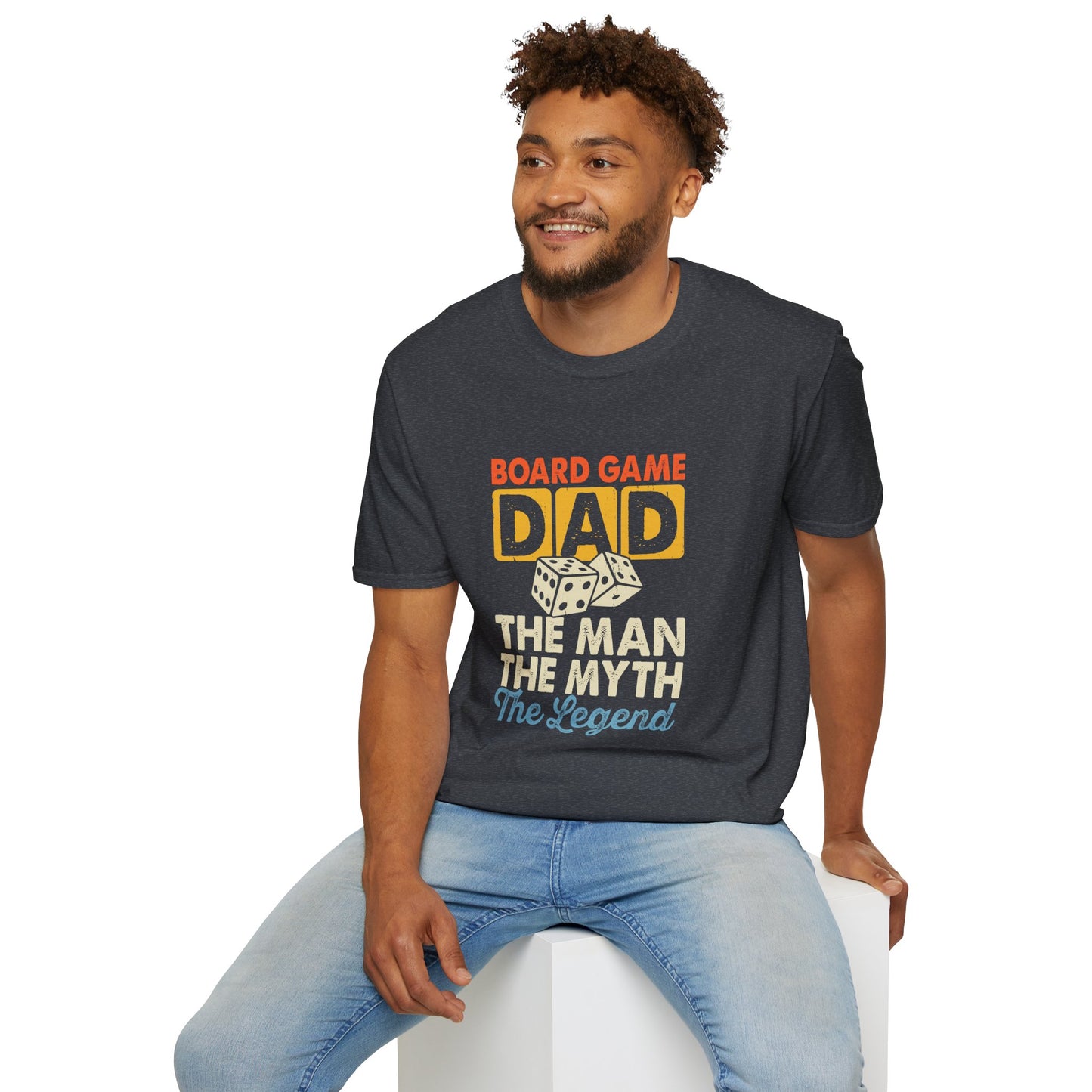 "Board Game Dad" Funny & Trendy Graphic Tee β Perfect Gift for Gamer Dads, Family Night Lovers & Game Night Champions