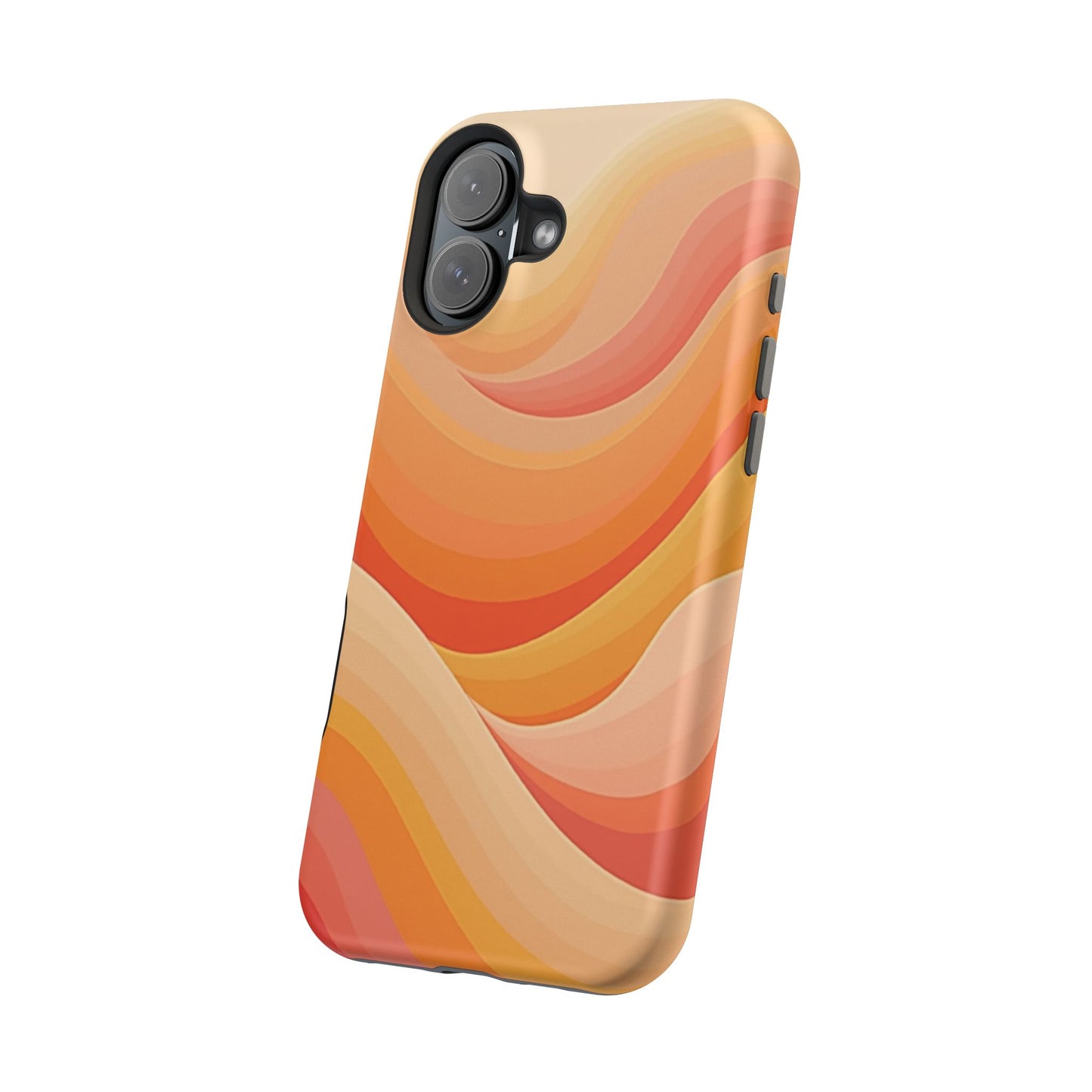 Retro Wave Phone Case - 70s Inspired Aesthetic | Orange Gradient iPhone Case | Gifts for Her | Vintage Style Sun Design