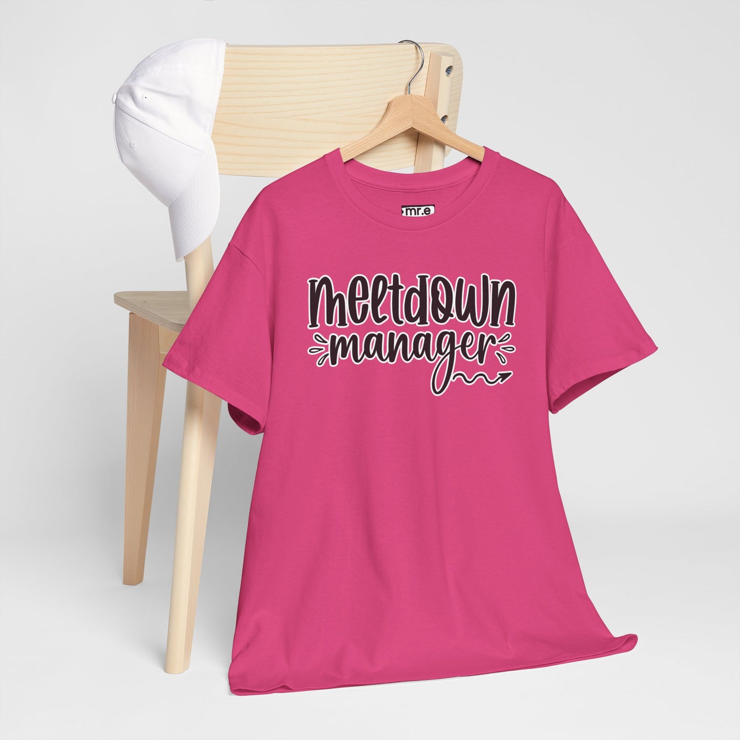 "Meltdown Manager" Funny & Witty Graphic Tee β Sarcastic Stress Relief Shirt for Overwhelmed Souls