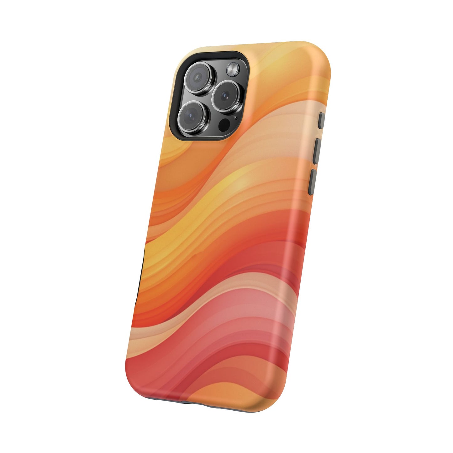 Sunset Phone Case - Aesthetic iPhone Case | Warm Gradient Wave Design | Gifts for Her | Beachy Summer Vibes