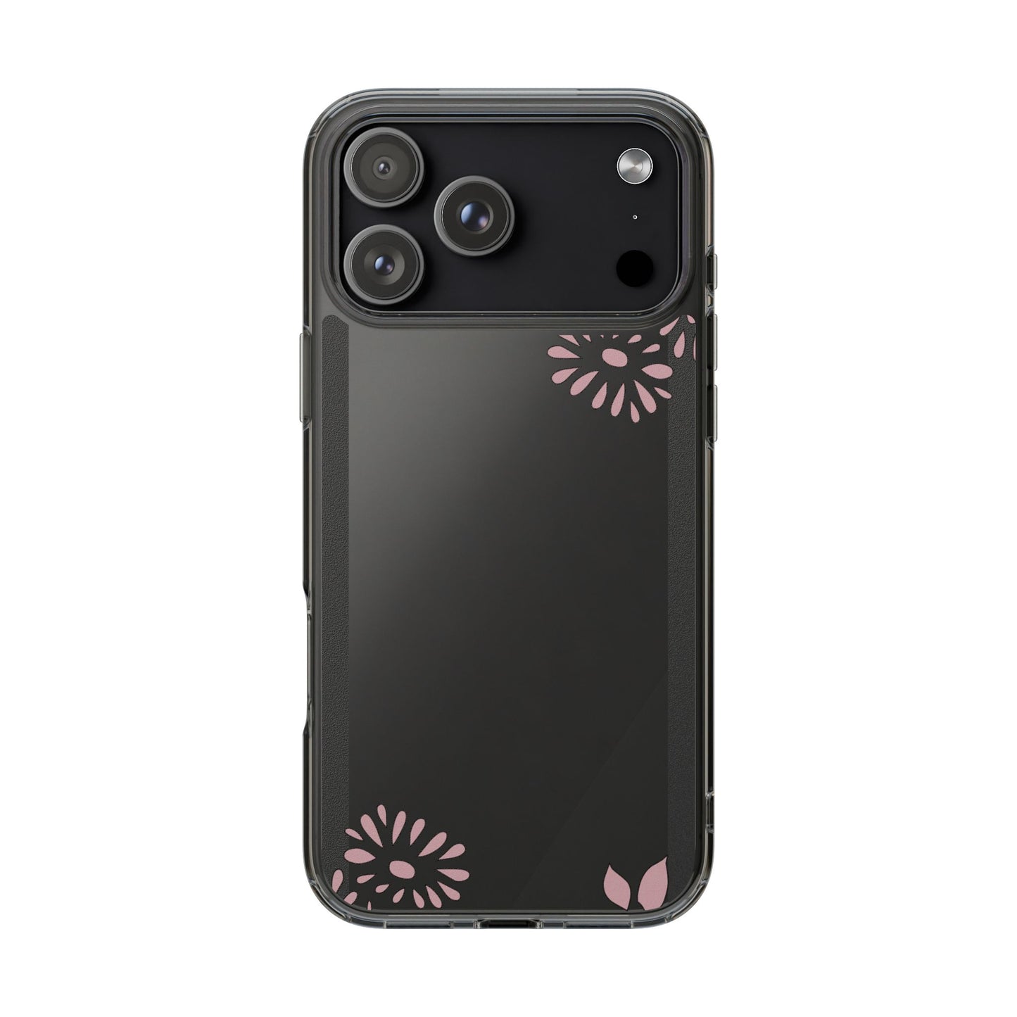 Elegant Floral Clear Phone Case β Minimalist Chic Protection