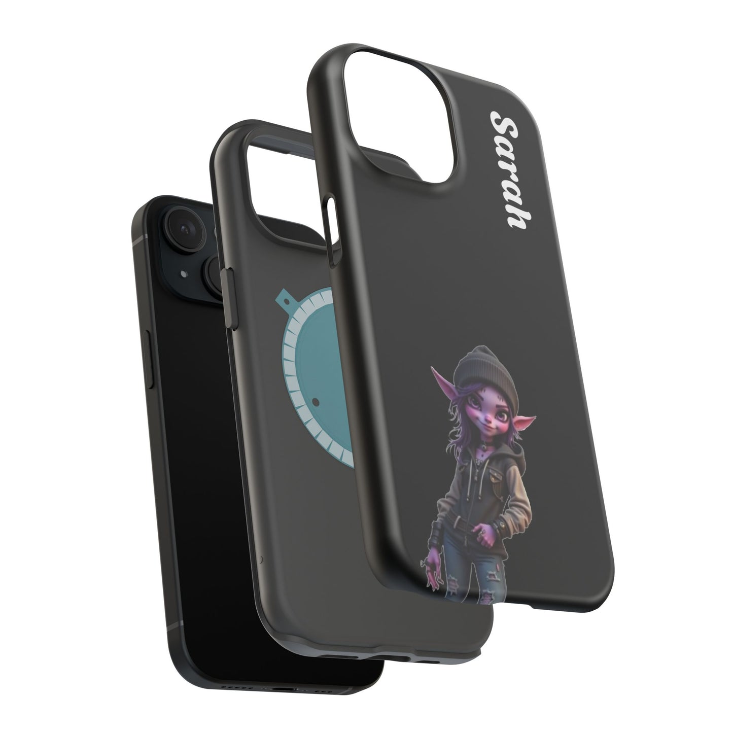 Personalized Elf Phone Case - Custom Name Aesthetic Y2K Gift | Cool Character Cases for Teens & Girls