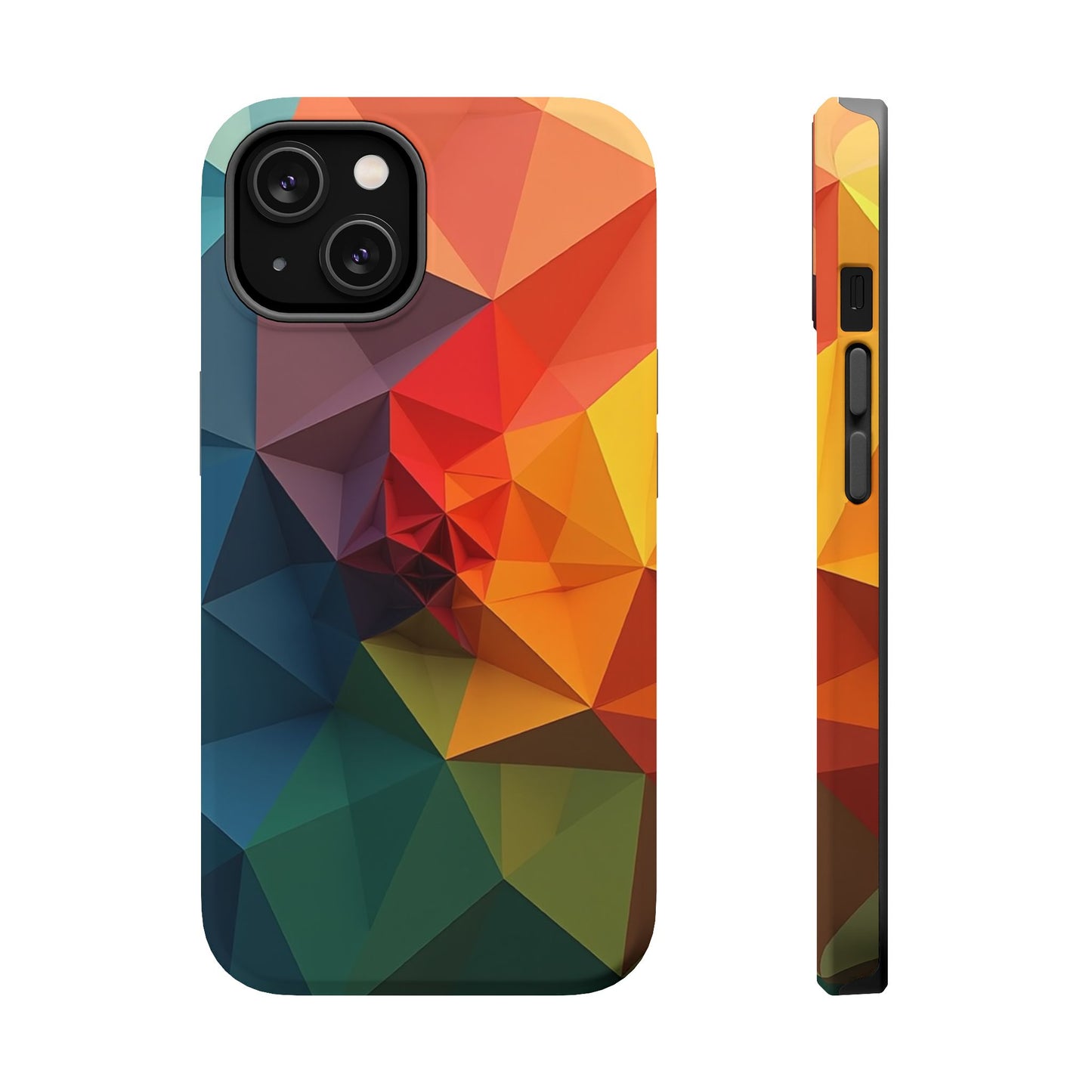 Solar Flare Phone Case for iPhone | Abstract Geometric Slim Protective Cover