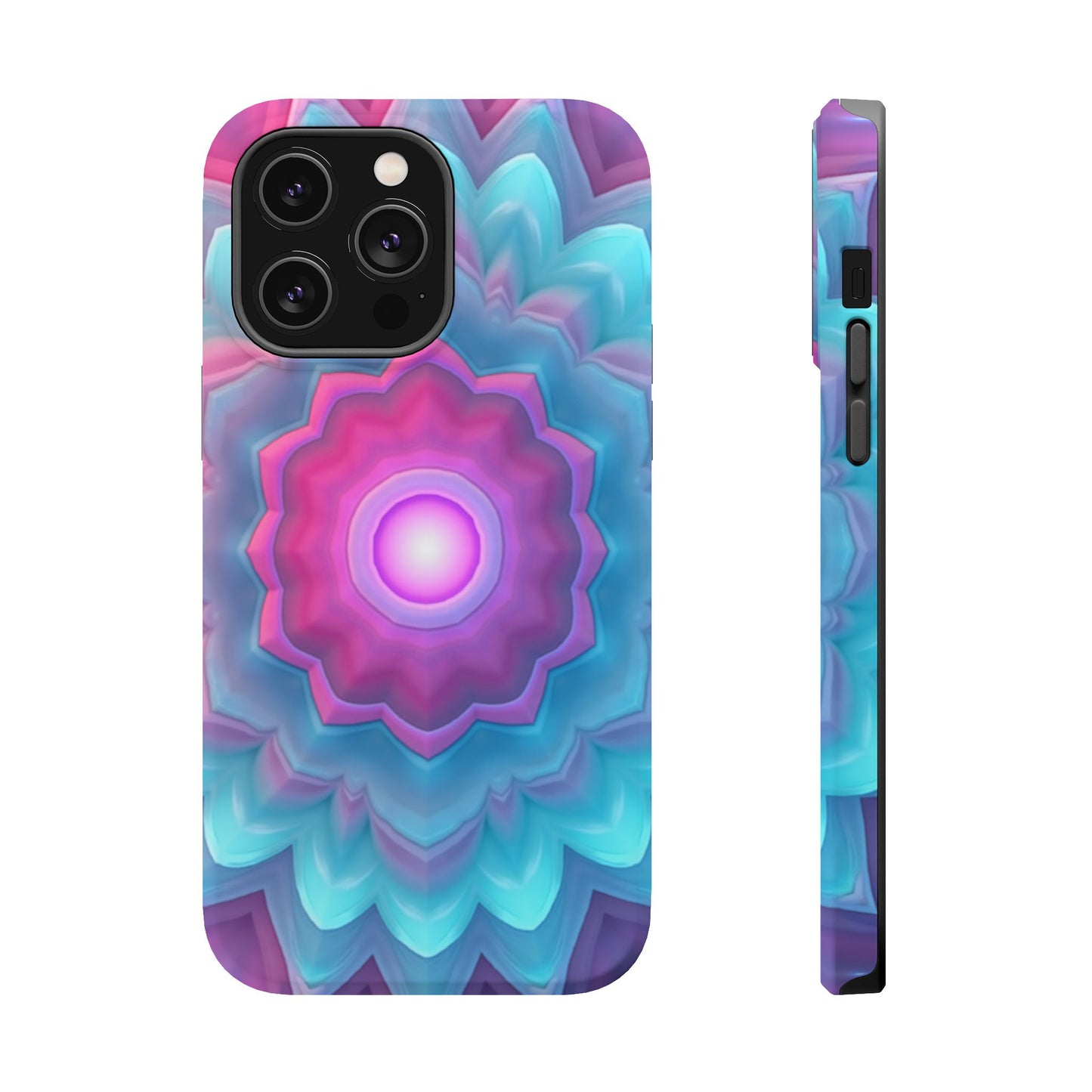 Cosmic Bloom iPhone Case - Galaxy Floral Design, Aesthetic Gift Idea