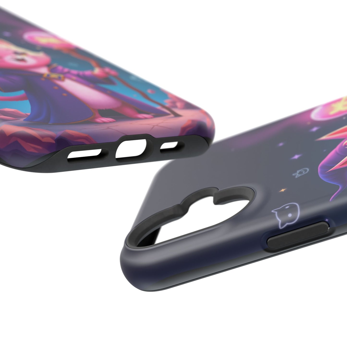 Magical Cat Sorcerer iPhone Case - Cute Fantasy Gift for Cat Lovers