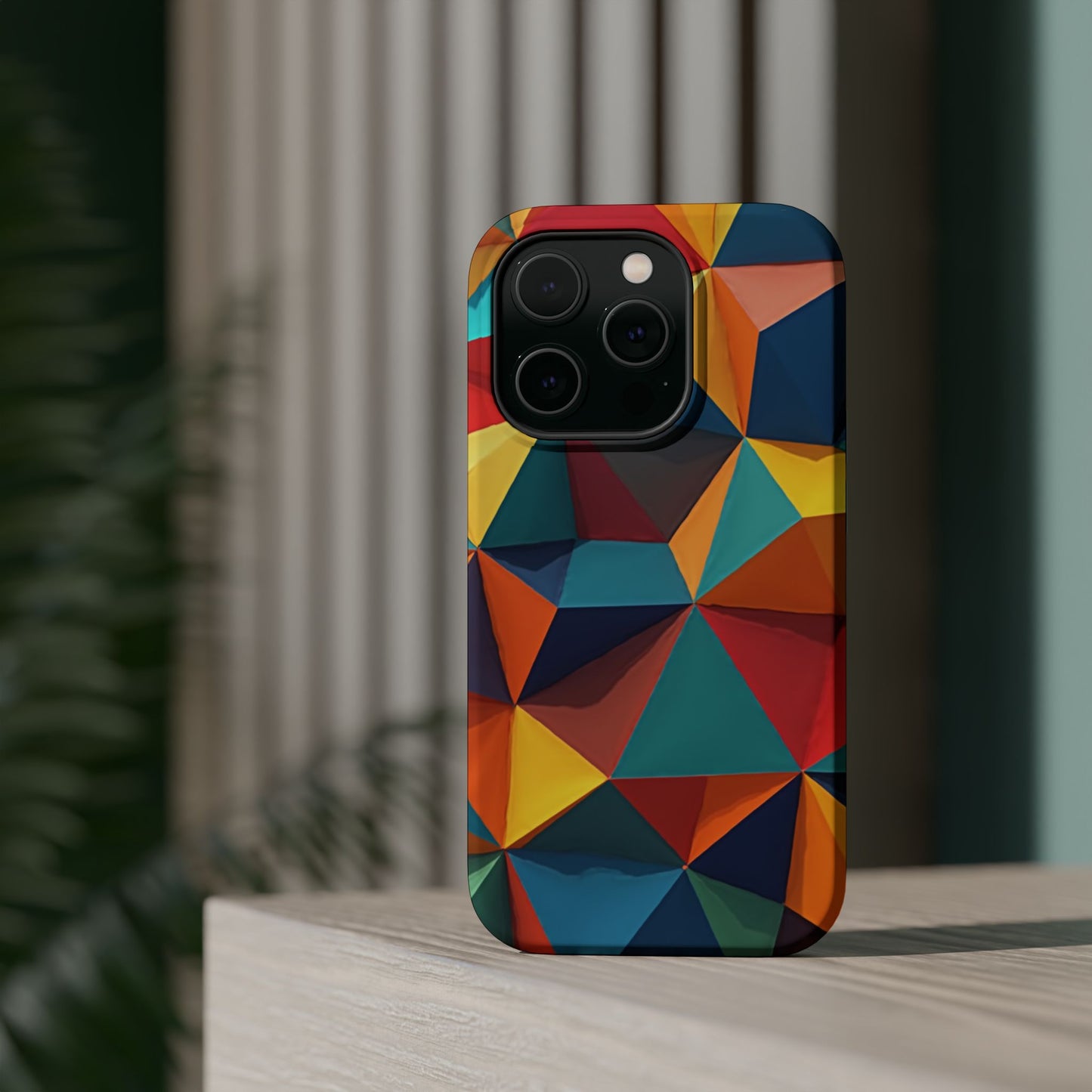 Prism Burst Phone Case for iPhone | Abstract Geometric Slim Protective Cover