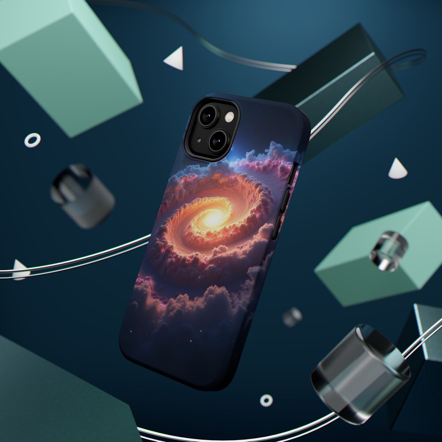 Galaxy Phone Case - Stellar Bloom Nebula Aesthetic iPhone Cover - Space Lover Gift Idea