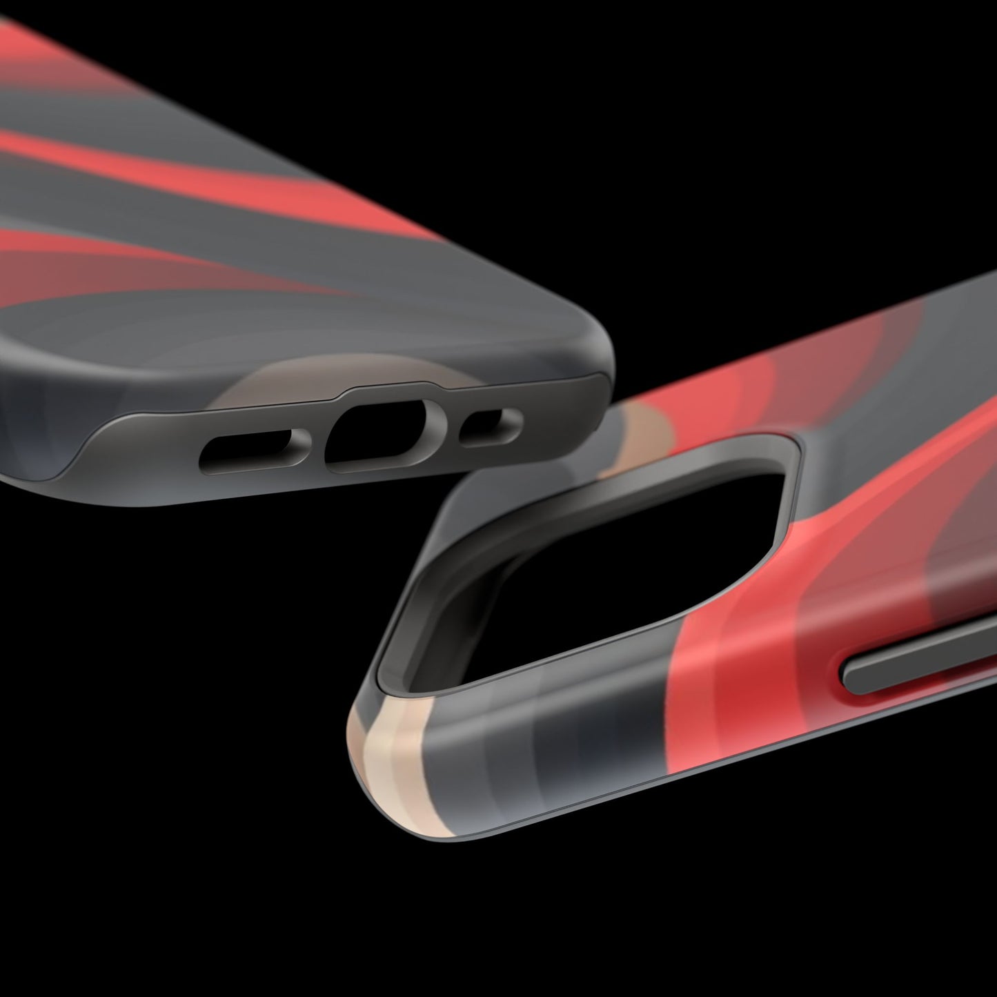 Dynamic Elegance Phone Case - Bold Wave Design | Trendy Aesthetic Gift Idea