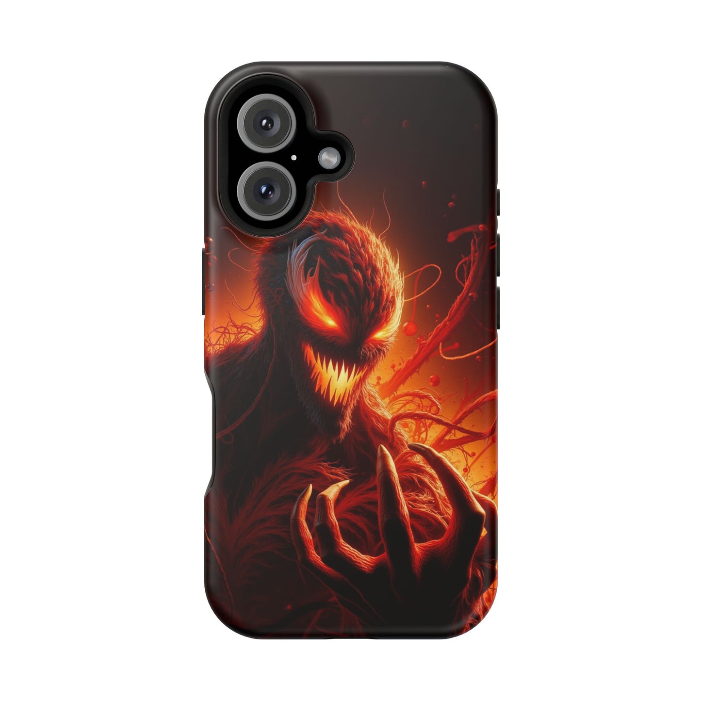 Fiery Alien Phone Case - Aesthetic iPhone Case | Sci-Fi Art Design | Gifts for Him | Unique Phone Accessories