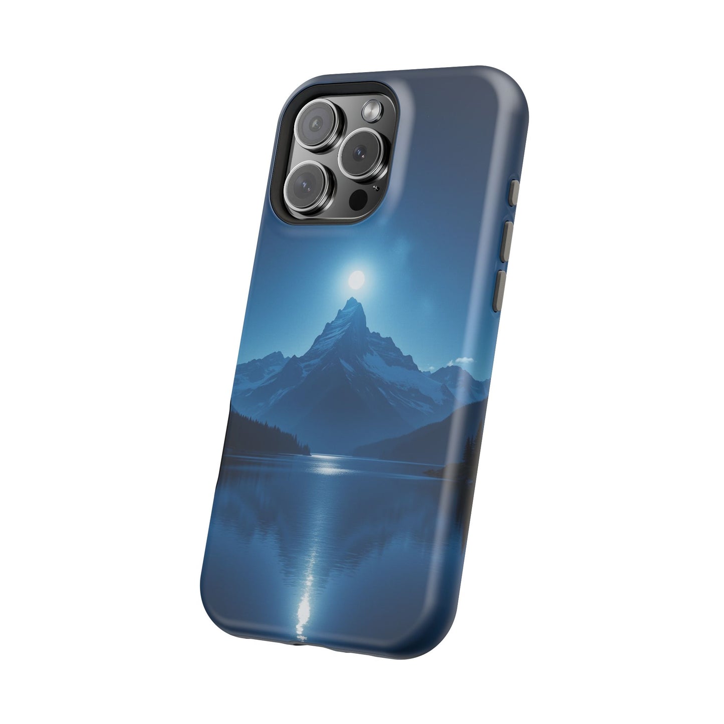 Mountain Moon Phone Case - Serene Landscape iPhone Cover - Nature Lover Gift