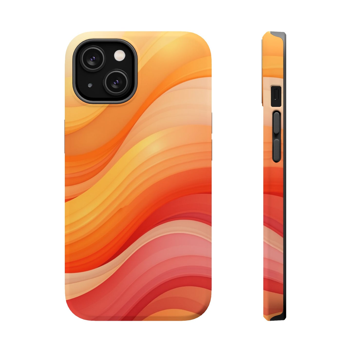 Sunset Phone Case - Aesthetic iPhone Case | Warm Gradient Wave Design | Gifts for Her | Beachy Summer Vibes
