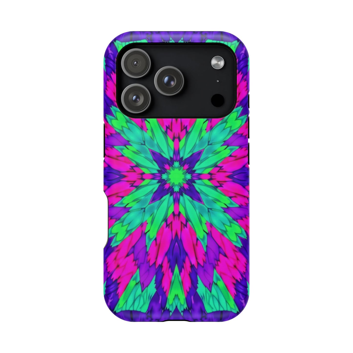 Psychedelic Mandala Phone Case - Trippy Art Gift | Colorful Flower Cases for iPhone Lovers