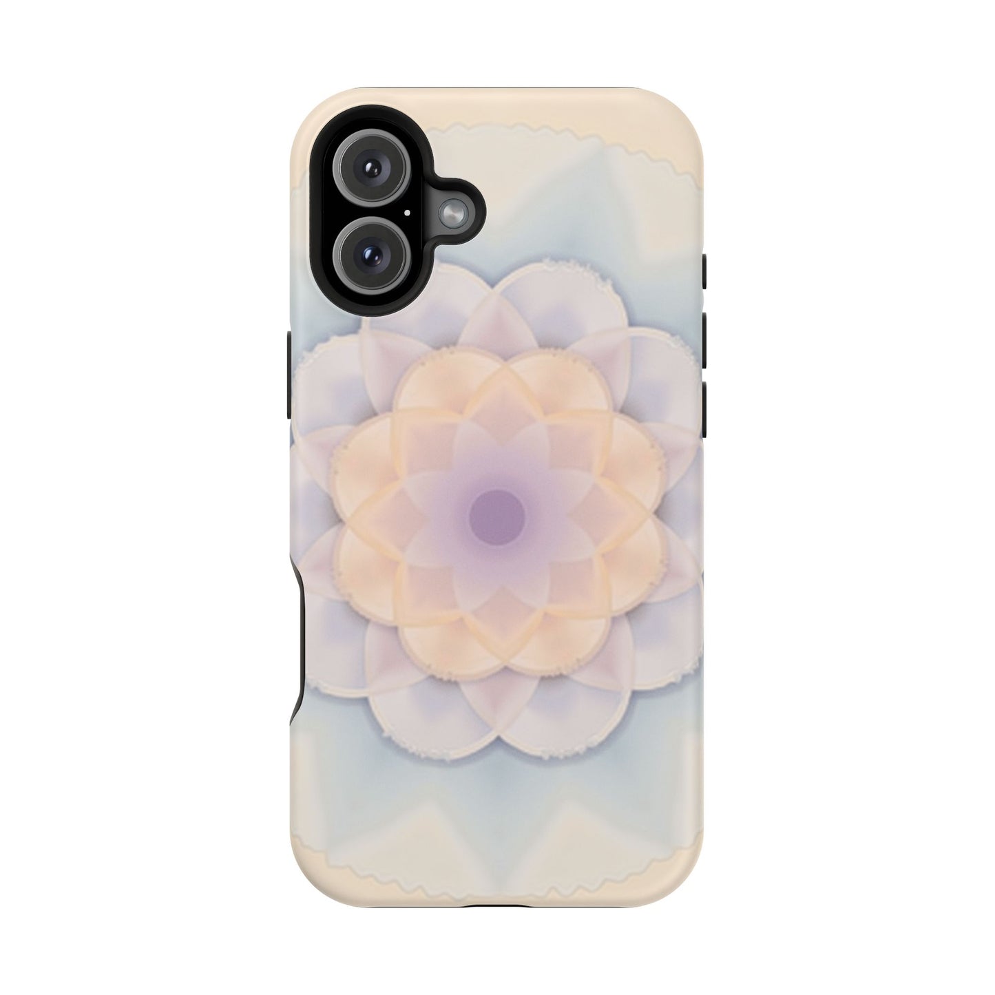 Pastel Mandala Phone Case - Aesthetic iPhone Case, Floral Gift Idea, Spiritual Zen Design