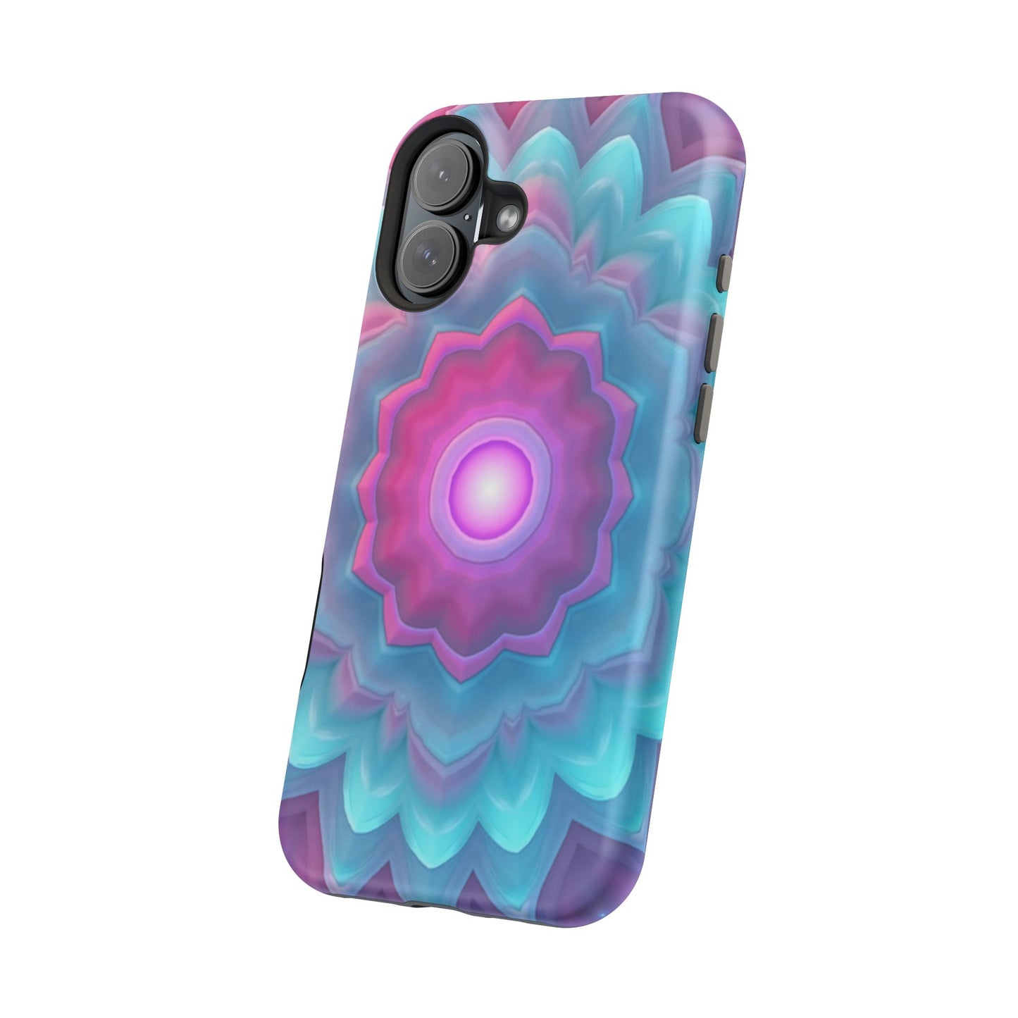 Cosmic Bloom iPhone Case - Galaxy Floral Design, Aesthetic Gift Idea