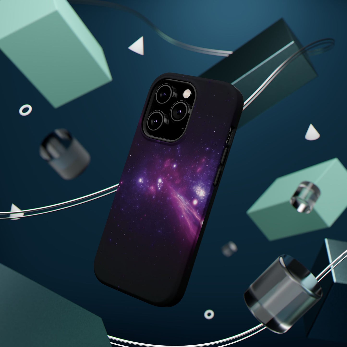 Purple Galaxy Phone Case - Aesthetic iPhone Case | Space Art Design | Gifts for Her | Unique Phone Accessories