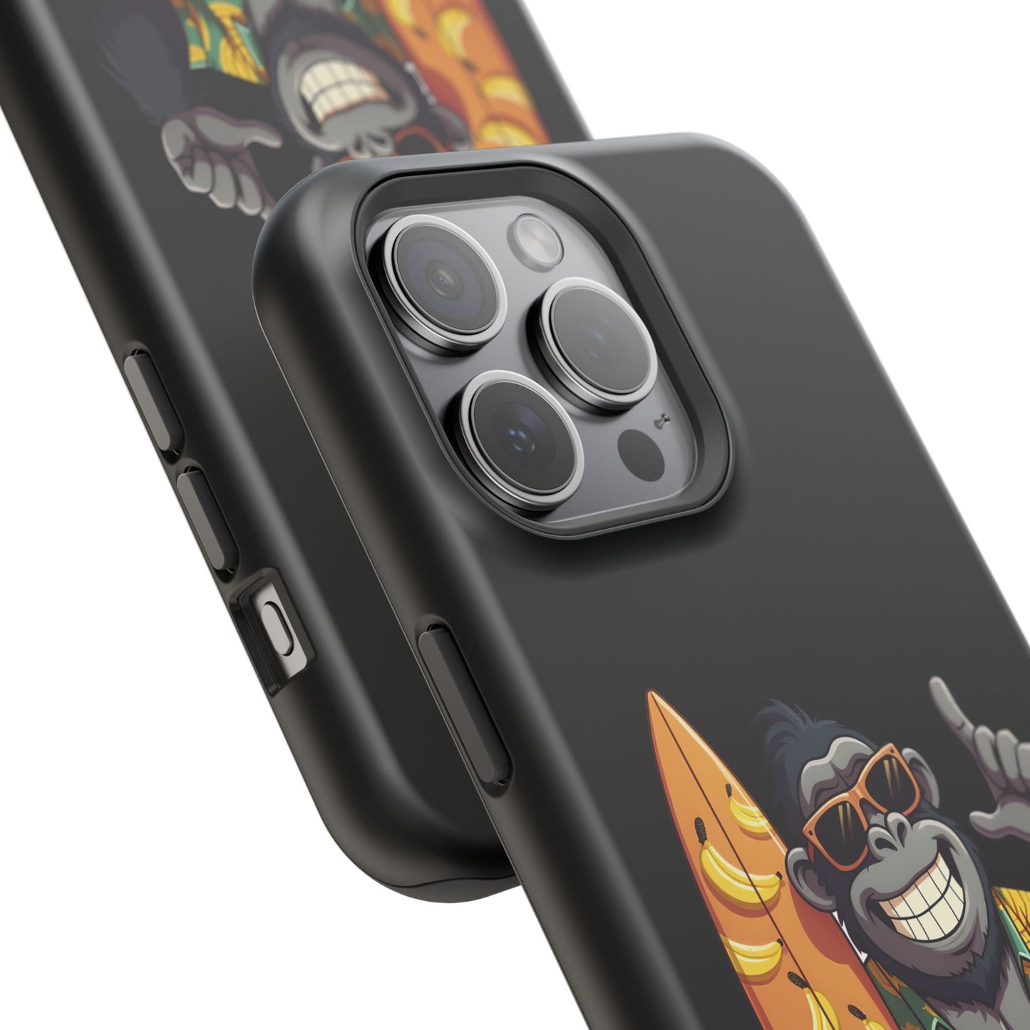 Banana Vibes Surf Gorilla Phone Case β Tropical Chill Meets Jungle Fun