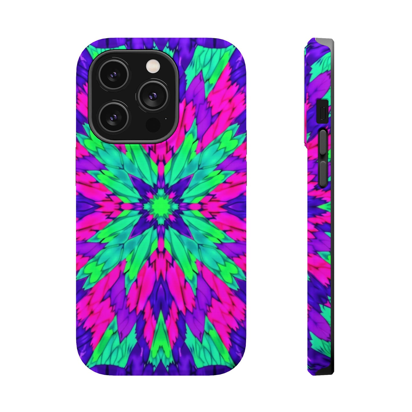 Psychedelic Mandala Phone Case - Trippy Art Gift | Colorful Flower Cases for iPhone Lovers