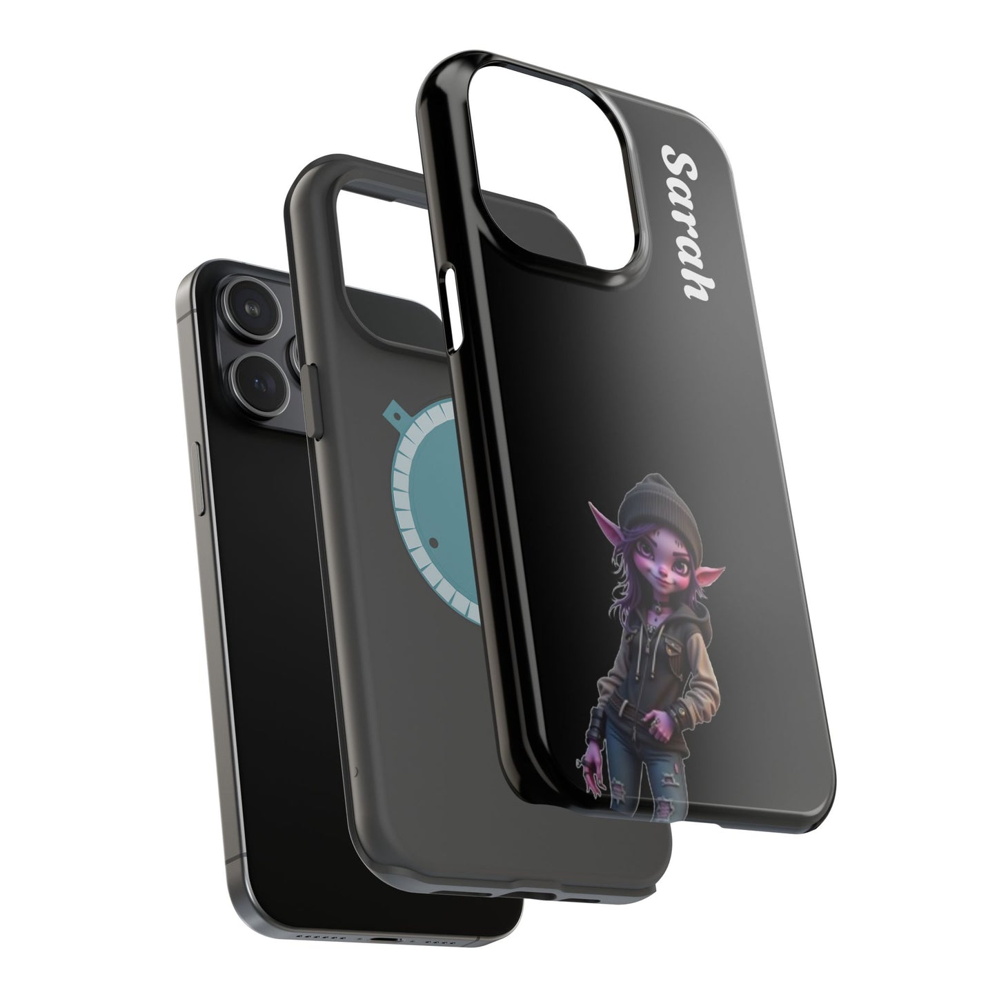 Personalized Elf Phone Case - Custom Name Aesthetic Y2K Gift | Cool Character Cases for Teens & Girls