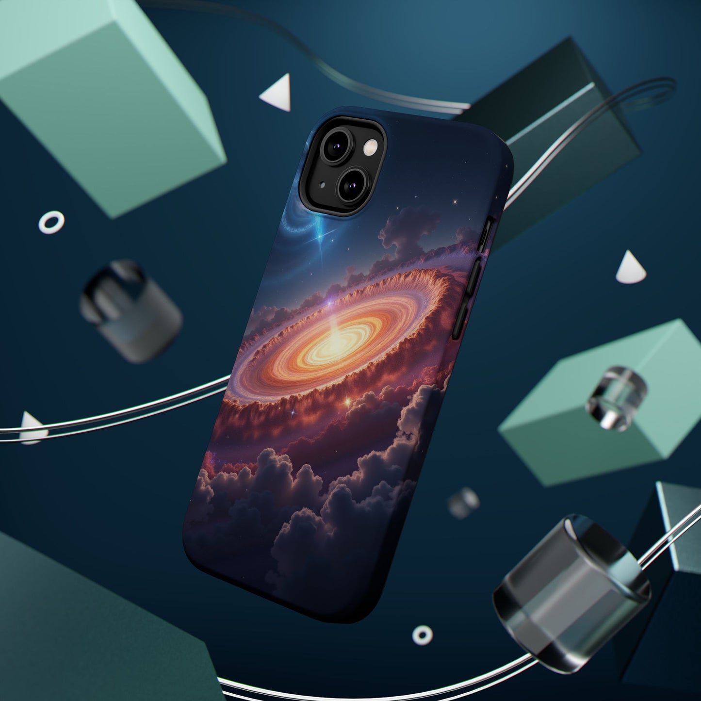 Galaxy Phone Case - Celestial Space iPhone Case, Cosmic Gift Idea, Aesthetic Spiral Design