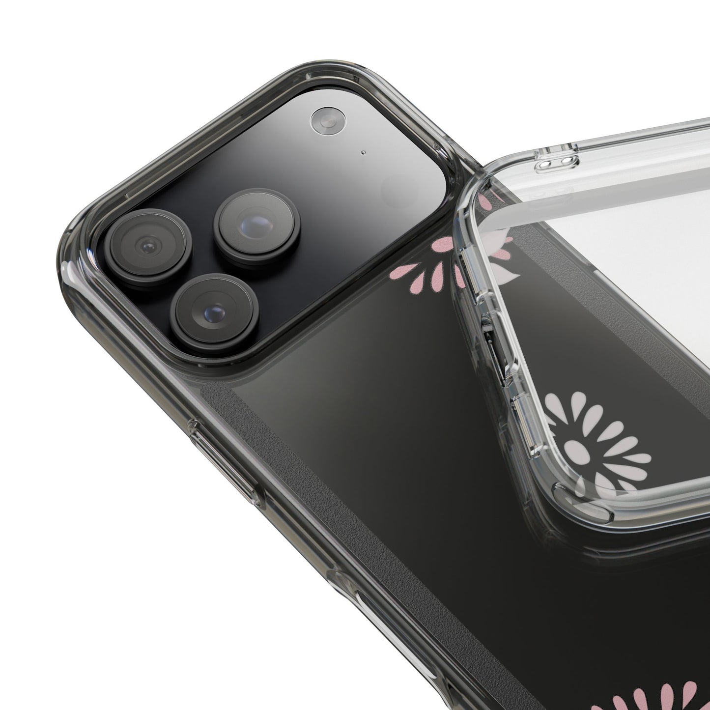Elegant Floral Clear Phone Case β Minimalist Chic Protection