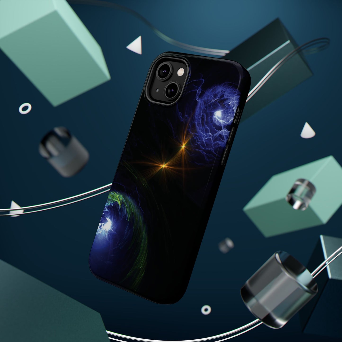 Space Phone Case - Aesthetic iPhone Case | Electric Galaxy Design | Gifts for Him/Her | Trendy Phone Accessories