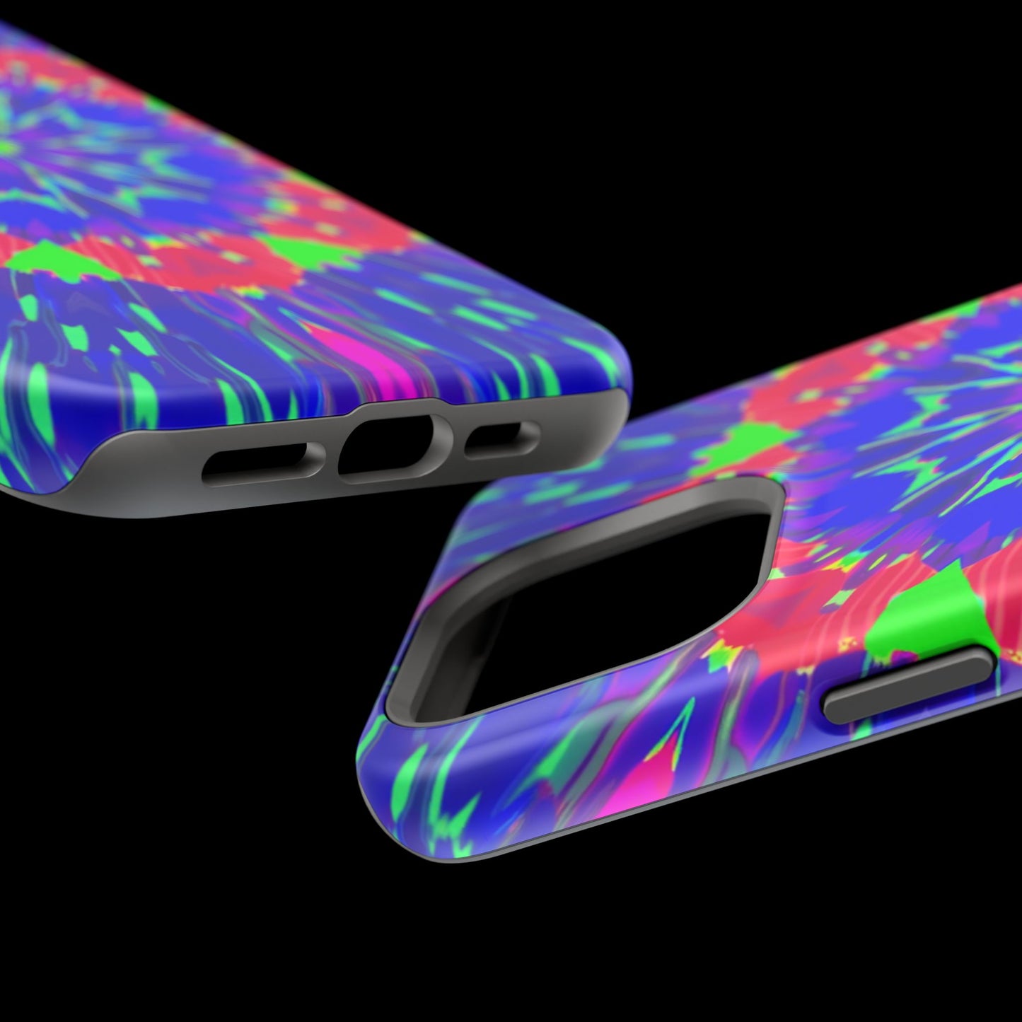 Neon Phone Case - Trippy iPhone Case, Rave Gift Idea, Aesthetic Y2K Accessory