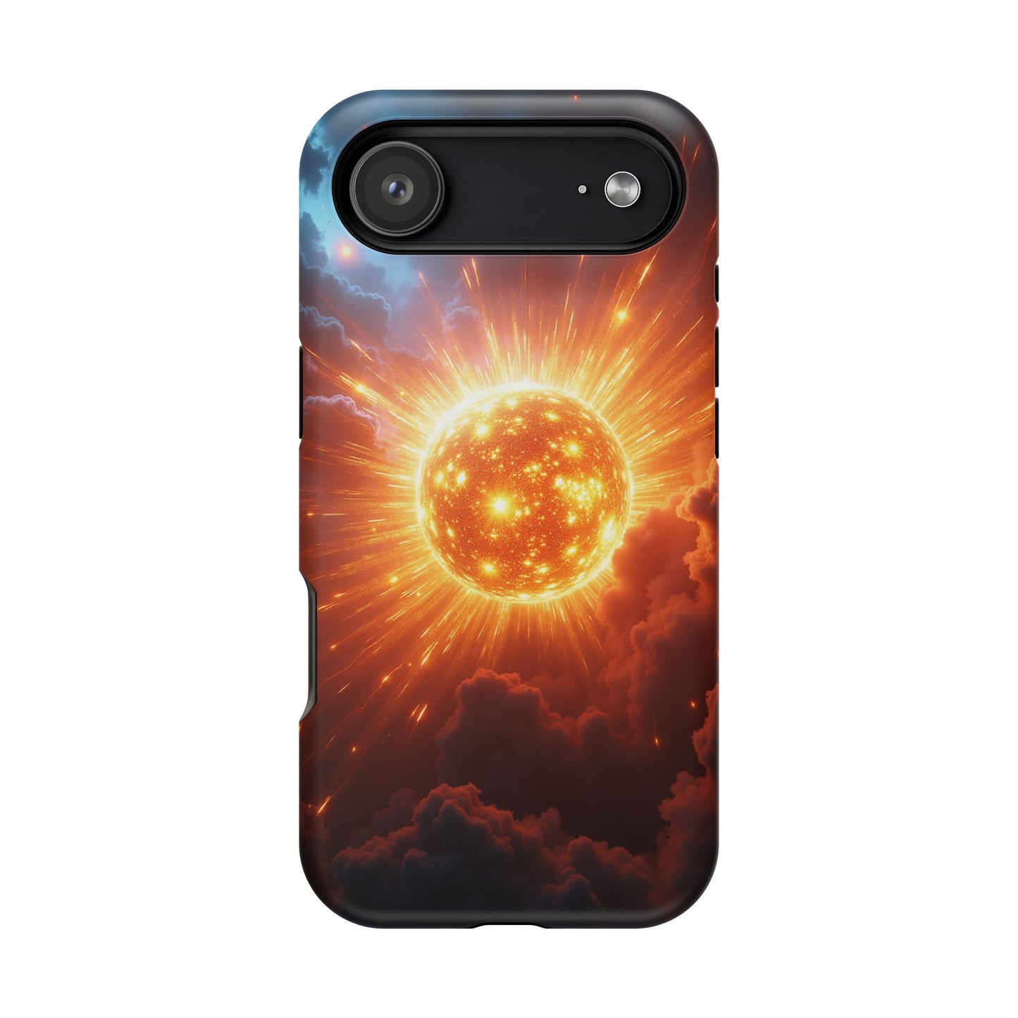 Sun Phone Case - Fiery Starburst iPhone Cover - Astronomy Gift for Him/Her
