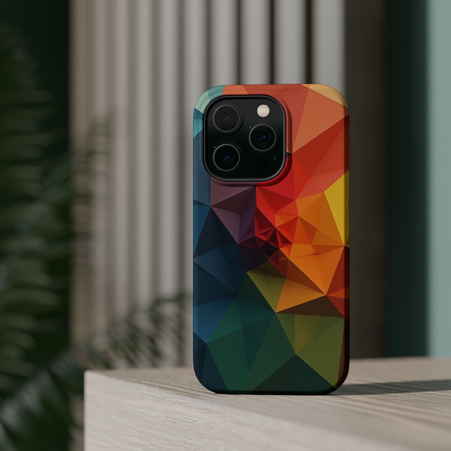 Solar Flare Phone Case for iPhone | Abstract Geometric Slim Protective Cover