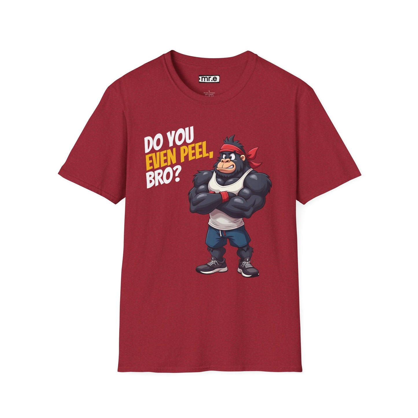 Do You Even Peel, Bro? β Funny Gym Gorilla T-Shirt